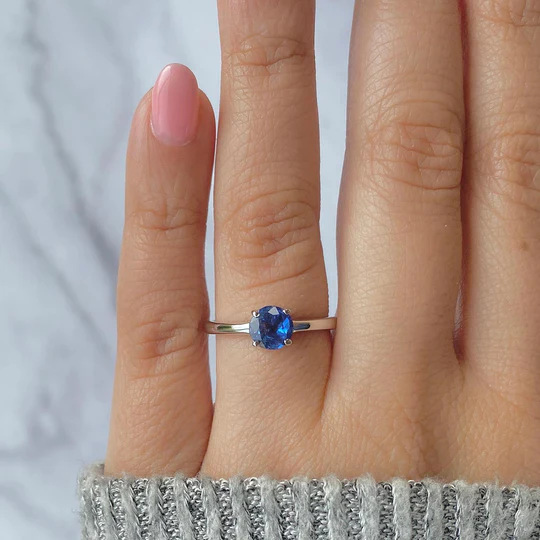 Blue Brilliance: The Unique Appeal Of Dainty Kyanite Rings